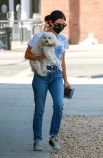 LUCY HALE Out with Her Dog in Sherman Oaks 09/27/2020