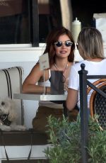 LUCY HALE Shows New Hair Color Out in Sherman Oaks 09/28/2020
