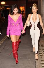 MABEL and RAYE at Bob Bob Ricard in London 09/09/2020