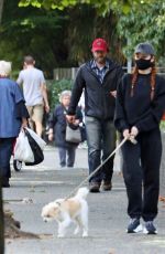 MADELAINE PETSCH Out with Her Dog in Vancouver 09/09/2020