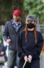 MADELAINE PETSCH Out with Her Dog in Vancouver 09/09/2020