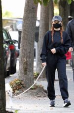 MADELAINE PETSCH Out with Her Dog Olive in Vancouver 09/07/2020