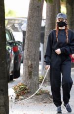 MADELAINE PETSCH Out with Her Dog Olive in Vancouver 09/07/2020
