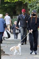 MADELAINE PETSCH Out with Her Dog Olive in Vancouver 09/07/2020