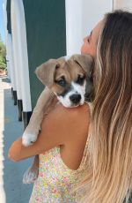 MADI EDWARDS with her Dog - Instagram Photos 09/22/2020