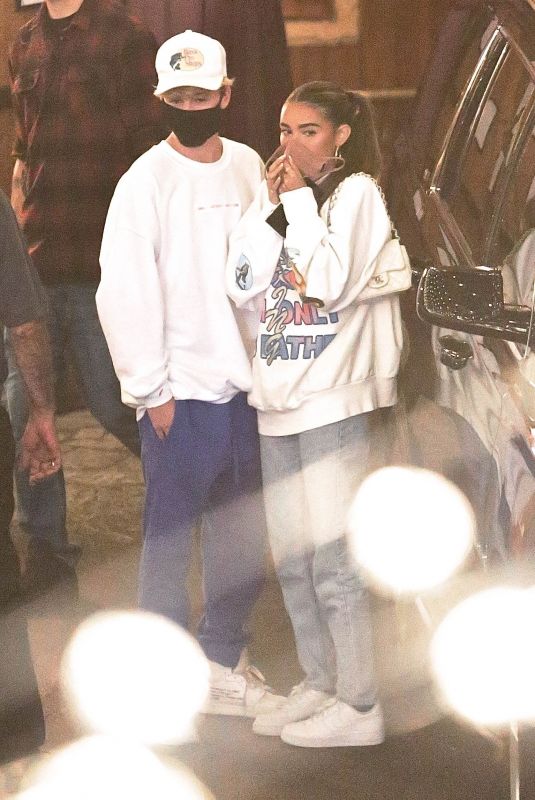 MADISON BEER and Nick Austin Night Out in West Hollywood 09/01/2020