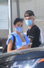 MADISON BEER and Nick Austin Night Out on Melrose Avenue in West Hollywood 09/19/2020