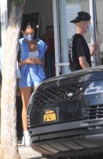 MADISON BEER and Nick Austin Night Out on Melrose Avenue in West Hollywood 09/19/2020