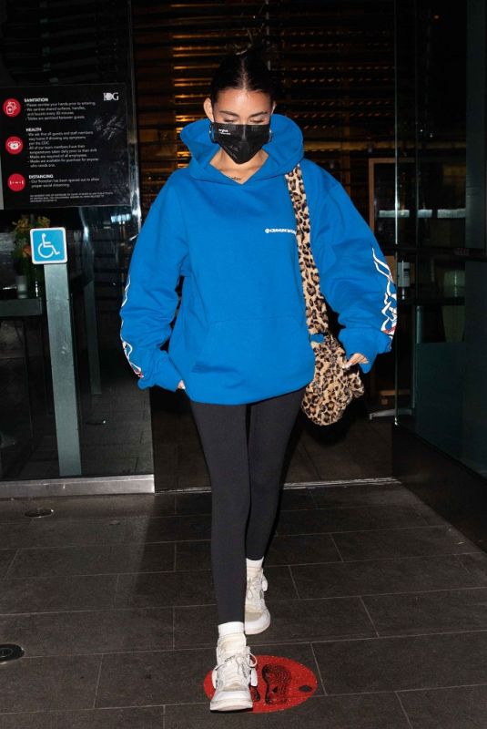MADISON BEER Leaves Boa Steakhouse in West Hollywood 09/15/2020