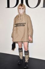 MAISIE WILLIAMS at Dior Fashion Show in Paris 09/29/2020