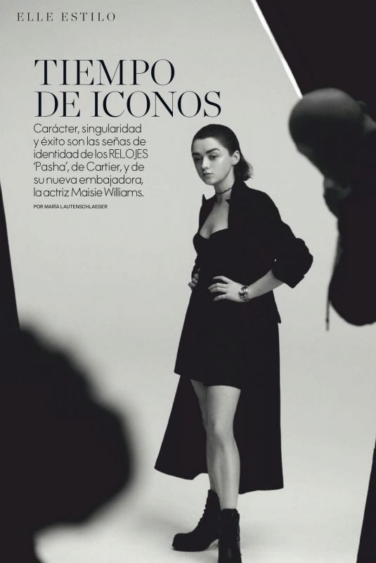 MAISIE WILLIAMS in Elle Magazine, Spain October 2020