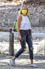 MALIN AKERMAN Out with Her Dogs in Los Feliz 09/02/2020