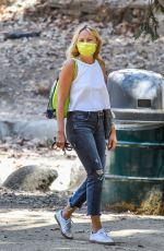 MALIN AKERMAN Out with Her Dogs in Los Feliz 09/02/2020