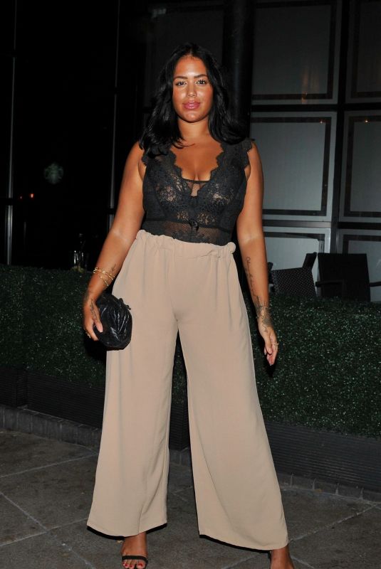MALIN ANDERSON Night out in Manchester 09/22/2020