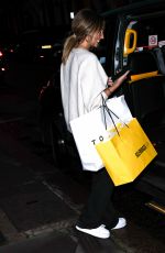 MEGAN MCKENNA Leaves Roka Restaurant in London 09/23/2020