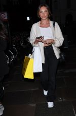 MEGAN MCKENNA Leaves Roka Restaurant in London 09/23/2020