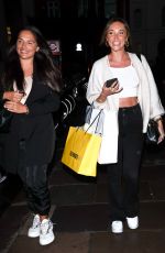 MEGAN MCKENNA Leaves Roka Restaurant in London 09/23/2020