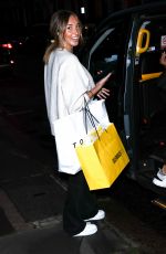 MEGAN MCKENNA Leaves Roka Restaurant in London 09/23/2020