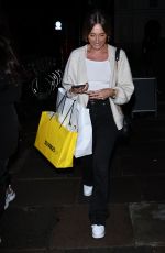MEGAN MCKENNA Leaves Roka Restaurant in London 09/23/2020