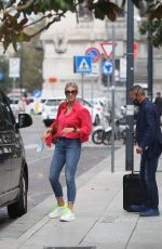 MICHELLE HUNZIKER Out in Milan 09/21/2020