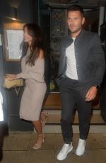 MICHELLE KEEGAN Leaves Sigiriya Restaurant in Cheshire 09/12/2020