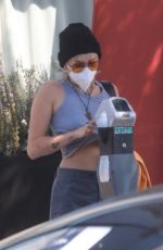 MILEY CYRUS Leaves a Hair Salon in Los Angeles 09/22/2020