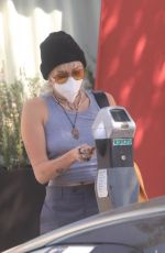 MILEY CYRUS Leaves a Hair Salon in Los Angeles 09/22/2020
