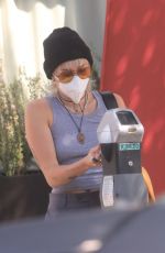MILEY CYRUS Leaves a Hair Salon in Los Angeles 09/22/2020