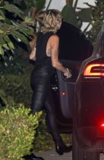 MILEY CYRUS Leaves a Photoshoot in Beverly Hills 09/15/2020