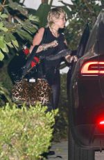 MILEY CYRUS Leaves a Photoshoot in Beverly Hills 09/15/2020