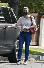 MILLA JOVOVICH Out and About in Los Feliz 09/16/2020