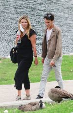 MISCHA BARTON and Gian Marco Flamini Out Kissing in Los Angeles 09/08/2020
