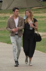 MISCHA BARTON and Gian Marco Flamini Out Kissing in Los Angeles 09/08/2020