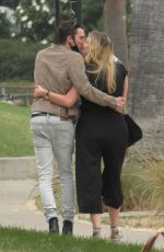 MISCHA BARTON and Gian Marco Flamini Out Kissing in Los Angeles 09/08/2020
