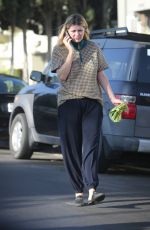 MISCHA BARTON Enjoying a Glass of wine With Outside Her Home in Los Angeles 09/23/2020