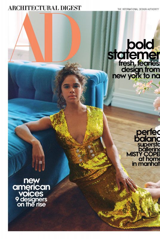 MISTY COPELAND in Architectural Digest Magazine, October 2020