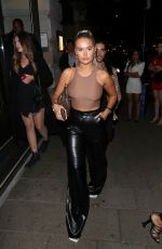 MOLLY MAE HAGUE Leaves Novikov Restaurant in London 09/22/2020