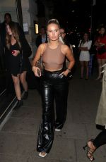 MOLLY MAE HAGUE Leaves Novikov Restaurant in London 09/22/2020