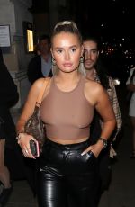 MOLLY MAE HAGUE Leaves Novikov Restaurant in London 09/22/2020