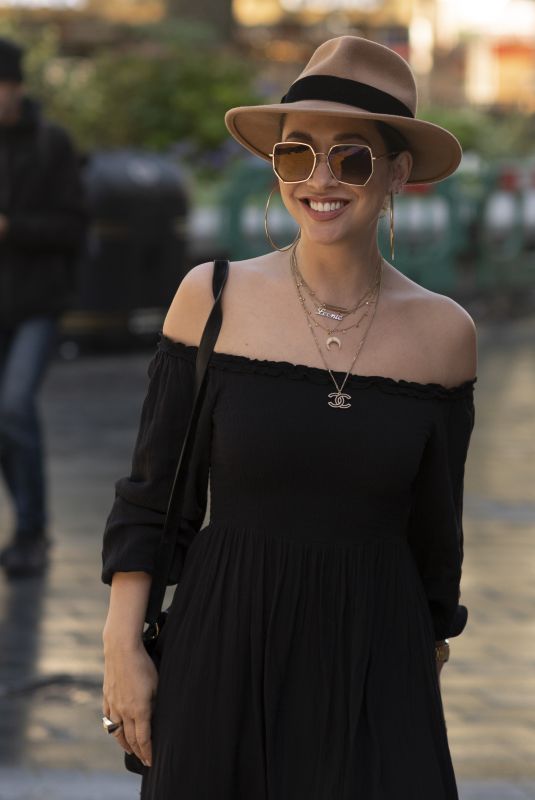 MYLEENE KLASS Arrives at Global Radio in London 09/01/2020