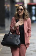 MYLEENE KLASS Arrives at Global Radio in London 09/07/2020