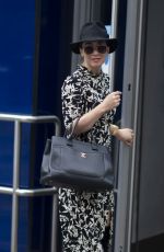 MYLEENE KLASS Arrives at Global Studios in London 09/03/2020