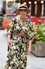 MYLEENE KLASS Arrives at Global Studios in London 09/08/2020