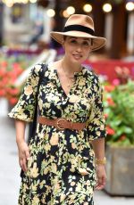 MYLEENE KLASS Arrives at Global Studios in London 09/08/2020