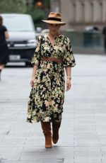 MYLEENE KLASS Arrives at Global Studios in London 09/08/2020