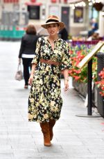 MYLEENE KLASS Arrives at Global Studios in London 09/08/2020
