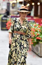 MYLEENE KLASS Arrives at Global Studios in London 09/08/2020