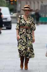 MYLEENE KLASS Arrives at Global Studios in London 09/08/2020