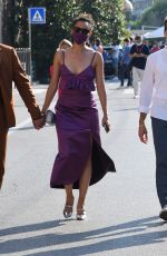 NATHALIE AMMANUEL Arrives at Hotel Excelsior in Venice 09/06/2020