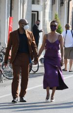 NATHALIE AMMANUEL Arrives at Hotel Excelsior in Venice 09/06/2020